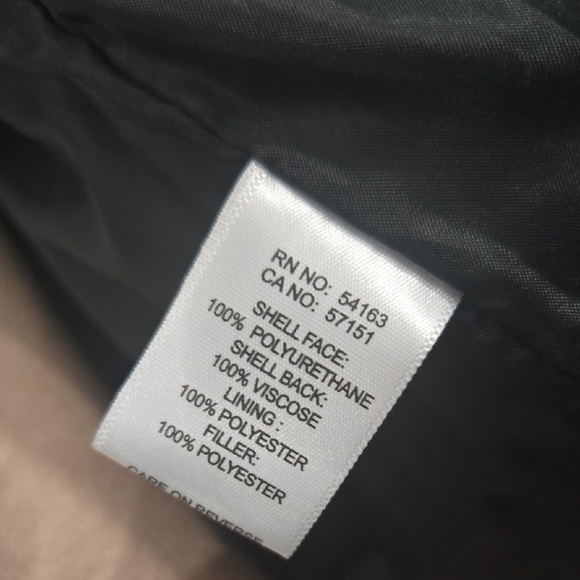 Marc New York Vegan Leather Black Quilted Vest, PM - NWT - Picture 4 of 7